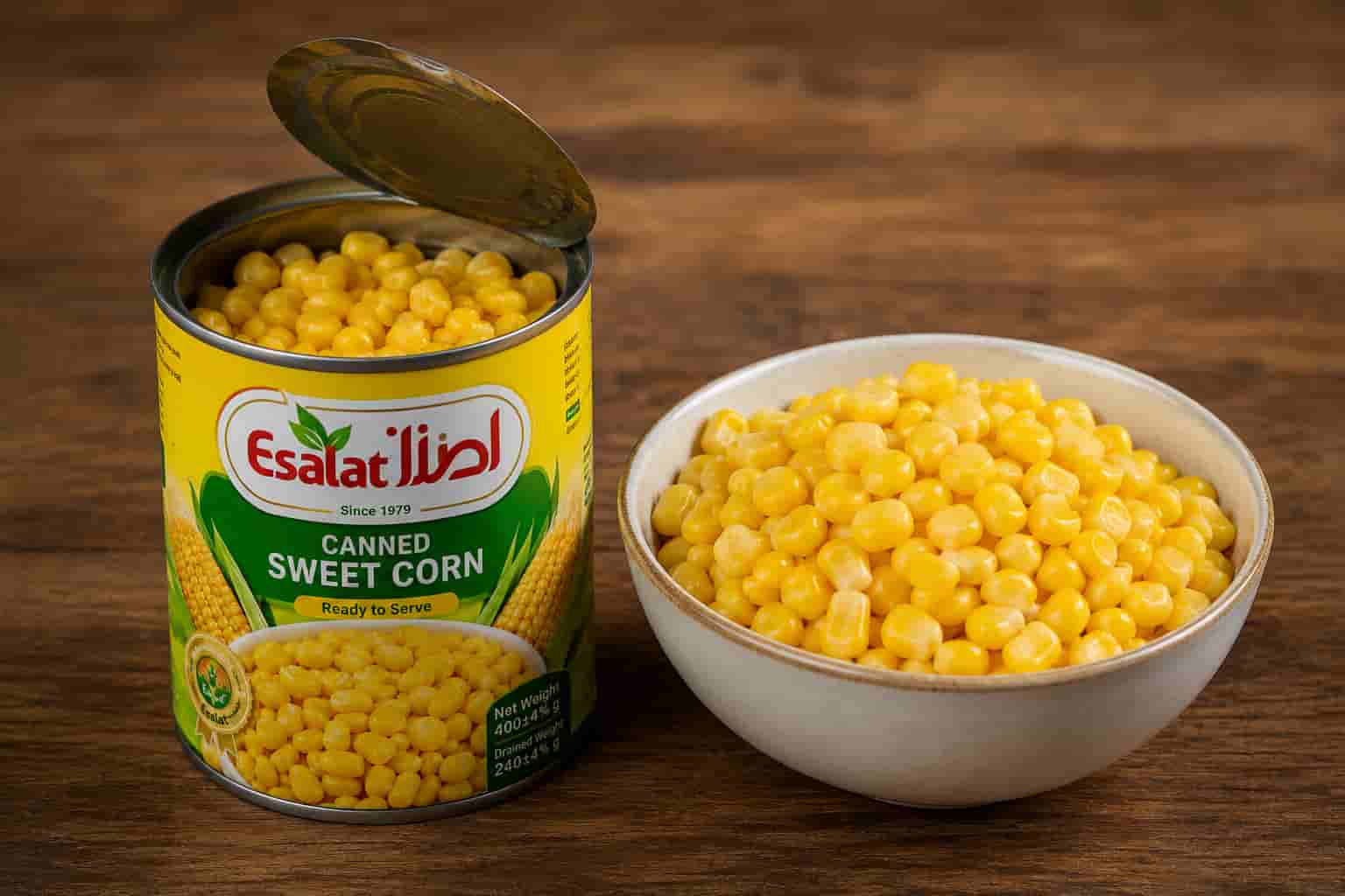 کنسرو ذرت اصالت با دانه های تازه و یکدست